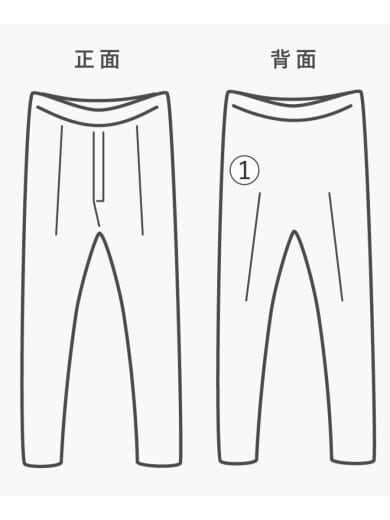 商品画像：ボトム/XL/コットン/GRY/6186012 7