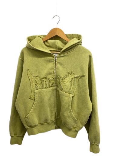 商品画像：ジップパーカー/S/コットン/GRN/bu0100 1