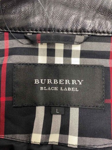 商品画像：レザージャケット・ブルゾン/L/羊革/BLK/無地/袖・ポケット擦れ 3