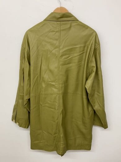 商品画像：レザージャケット・ブルゾン/38/レザー/GRN/12020102/タグつき 2
