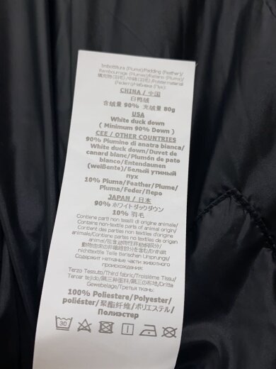 商品画像：ダウンジャケット/48/ポリエステル/BLK/13CMKN178A 5