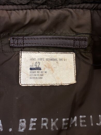 商品画像：レザージャケット・ブルゾン/42/レザー/BRW/8415-00-268-7800 4