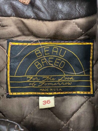 商品画像：beaubreed/レザージャケット・ブルゾン/36/レザー/BRW 3