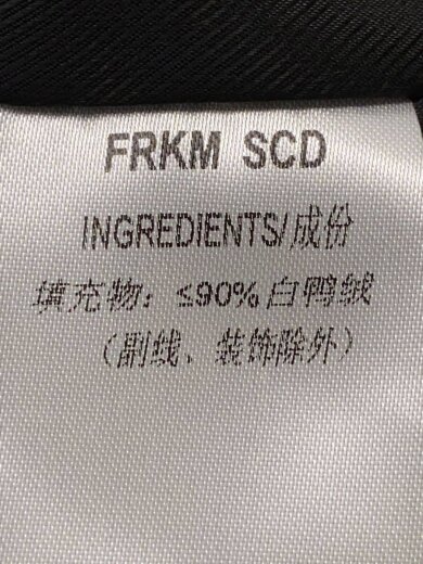 商品画像：frkm scd/ジャケット/S/--/BLK/無地// 4