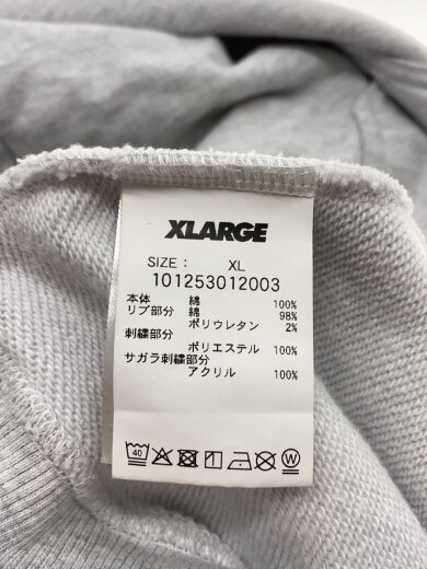 商品画像：パーカー/XL/コットン/GRY/101253012003/襟汚れ有// 4