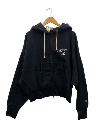 商品画像：ジップパーカー/M/コットン/BLK/CWSC122/HOLIDAY// 1