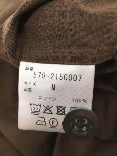画像：MARGARET HOWELL22SS/長袖シャツ/M/コットン/BRW/579-21500074