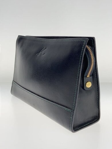 画像：Kitamuraクラッチバッグ/レザー/BLK//2