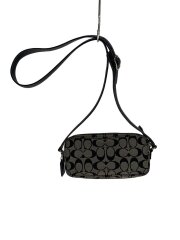 ショルダーバッグ_シグネチャー_グレー/キャンバス/GRY