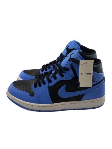 商品画像：AIR JORDAN 1 MID_エア ジョーダン 1 ミッド/28cm/BLU/レザー 1