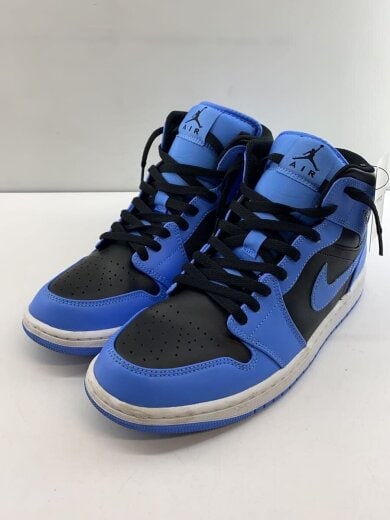 商品画像：AIR JORDAN 1 MID_エア ジョーダン 1 ミッド/28cm/BLU/レザー 2