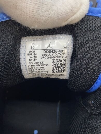 商品画像：AIR JORDAN 1 MID_エア ジョーダン 1 ミッド/28cm/BLU/レザー 5