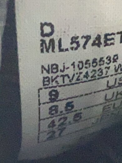 商品画像：ニューバランス/ML574/27cm/BLK 5