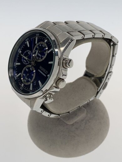 商品画像：クォーツ腕時計/アナログ/--/BLU/SLV/VD57-KND0 2