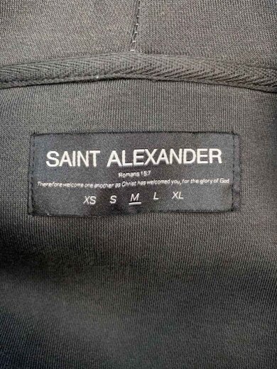 商品画像：SAINT ALEXANDER/ジップパーカー/M/コットン/GRY/無地 3