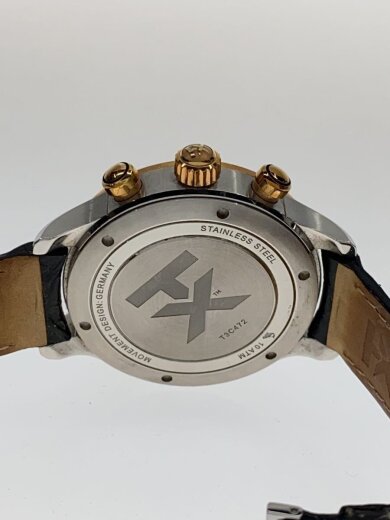 商品画像：腕時計/アナログ/レザー/BLK/BLK/T3C472 3