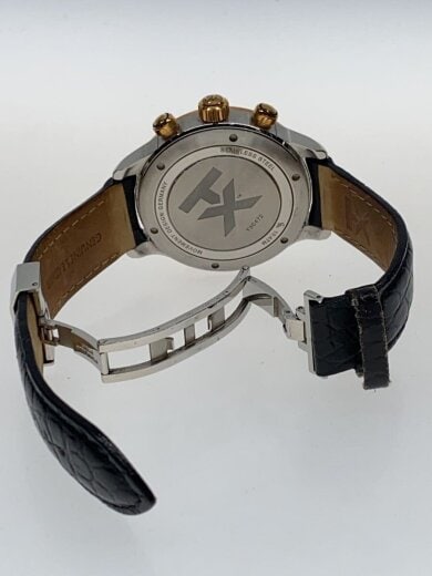 商品画像：腕時計/アナログ/レザー/BLK/BLK/T3C472 4