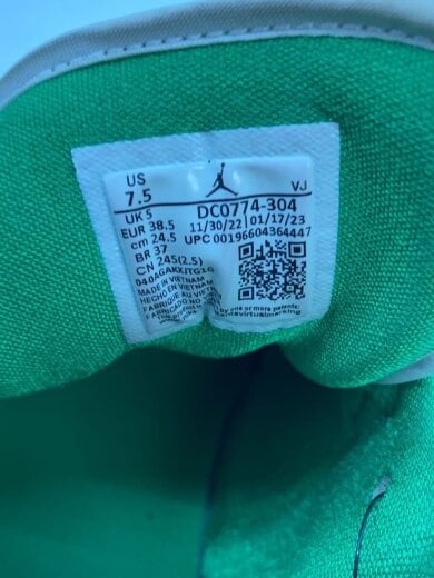 商品画像：AIR JORDAN 1 LOW_エア ジョーダン 1 ロー/24.5cm/GRN 5