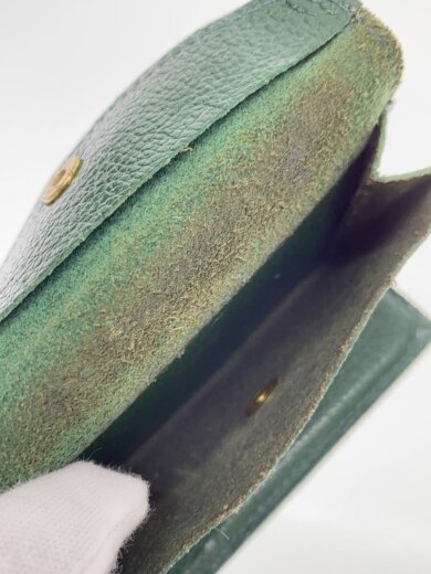 商品画像：3つ折り財布/レザー/GRN/メンズ// 5