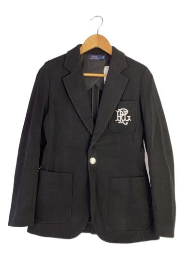 商品画像：テーラードジャケット/4/コットン/BLK/0200011912// 1