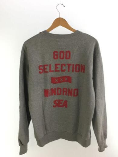 画像：WIND AND SEA × GOD SELECTION XXXWDS-XXX-21A-09/スウェット/M/コットン/GRY/無地2
