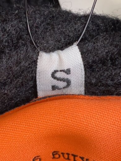 商品画像：ハイネックニット・セーター(厚手)/S/ウール/BLK 4