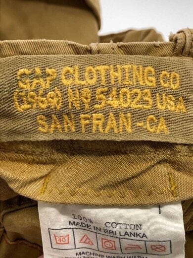 商品画像：OLD GAP/00s/ボトム/--/コットン/CML 4