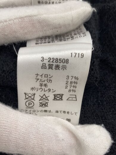 商品画像：crew neck C/D/カーディガン/ナイロン/BLK/3-228508 4