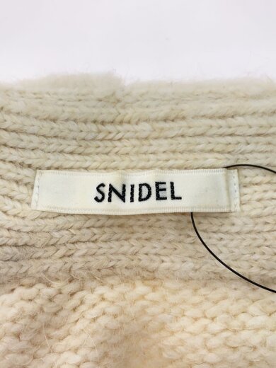 商品画像：シャギーミドルカーディガン/one/アクリル/ホワイト/SWNT234206 3