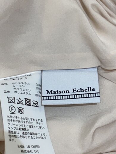 商品画像：Maison Echelle/タックベルトプリーツスカート/S/ポリエステル/BEG 4