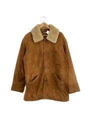 Marlboro_マルボロ/ムートンレザージャケット/SIZE:--/羊革/キャメルブラウン
