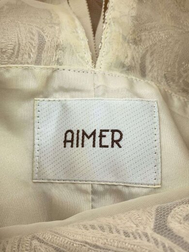 商品画像：aimer/レース/チュールドレス/M/ポリエステル/CRM/25-4-068 3