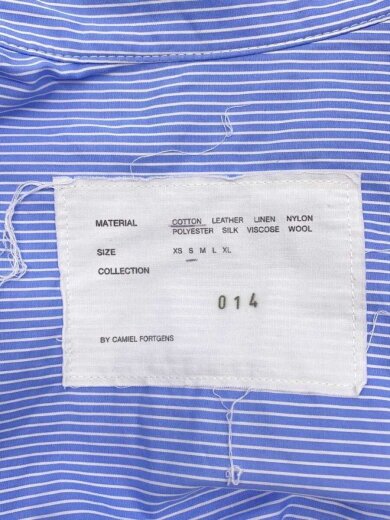 商品画像：長袖シャツ/S/コットン/BLU/ストライプ 3