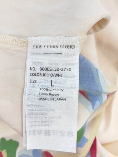 商品画像：半袖シャツ/L/レーヨン/BEG/300ES130-2730 4