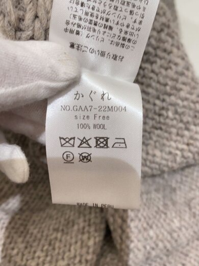 商品画像：25AW/ニット・セーター(厚手)/FREE/ウール/GRY/gaa7-22m004 5