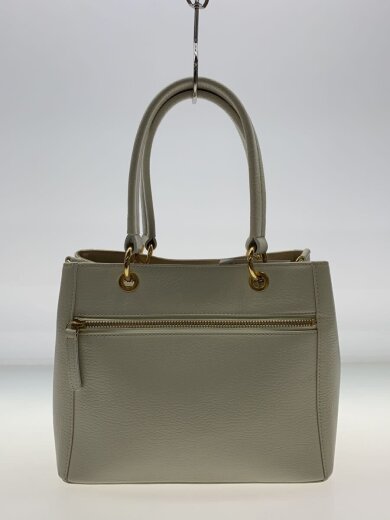 商品画像：トートバッグ/レザー/WHT/無地 3