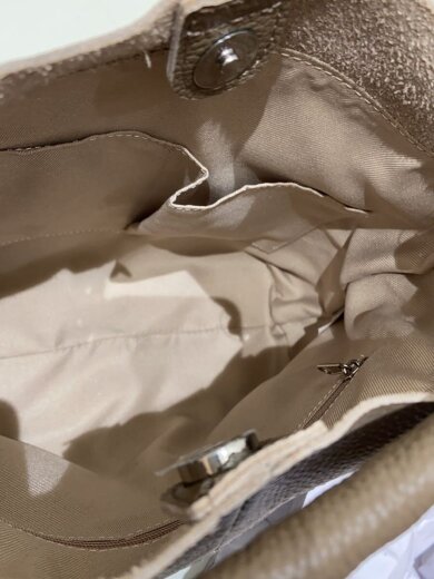 商品画像：ショルダーバッグ/牛革/BEG/無地/405-26475-13 5