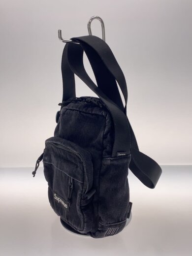 商品画像：Denim Shoulder Bag/コットン/ブラック 2