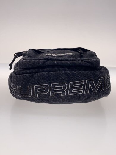 商品画像：Denim Shoulder Bag/コットン/ブラック 4