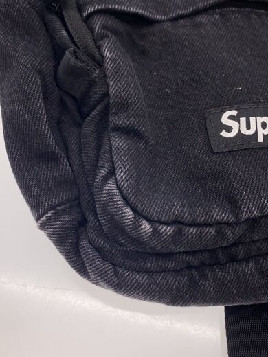 商品画像：Denim Shoulder Bag/コットン/ブラック 7