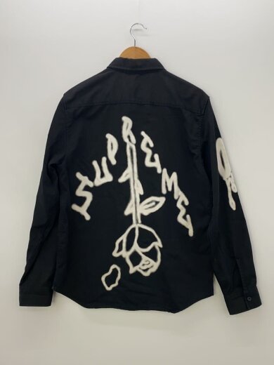 商品画像：18AW/Rose L/S Work Shirt/長袖シャツ/M/コットン/BLK 2