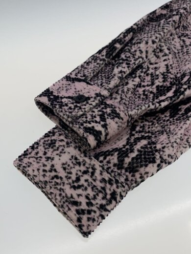 商品画像：20AW/Snakeskin Corduroy Zip Up Shirt/長袖シャツ/S/コーデュロイ/PNK 4