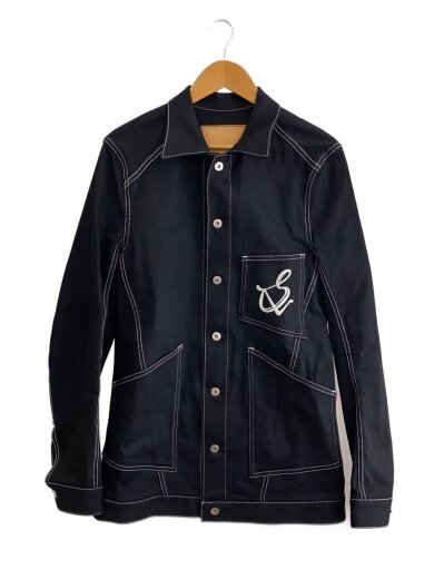 商品画像：21ss/slim denim/ジャケット/M/コットン/BLK/SN-J30-095 1