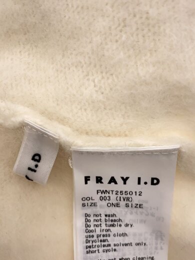 商品画像：25AW/フォックスカシミアペプラムカーディガン/one/--/WHT/FWNT255012 3