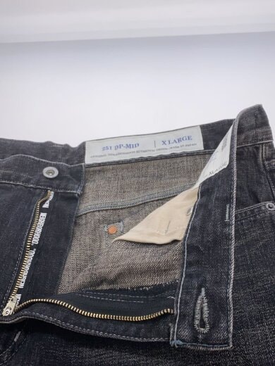 商品画像：WASHED DENIM DP MID PANTS/XL/コットン/BLK/251XBNH-PTM06// 3