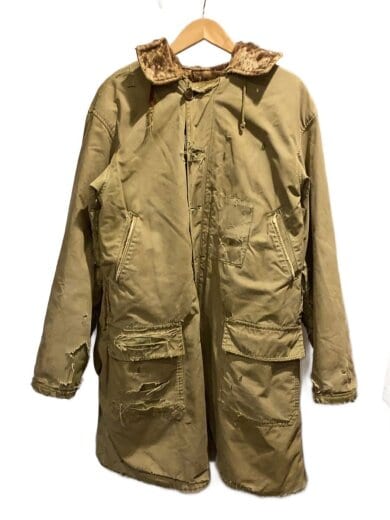 商品画像：Vintage/40s/M-41/オーバーコート/アルパカライナー/コの字ジップ/カーキ// 1