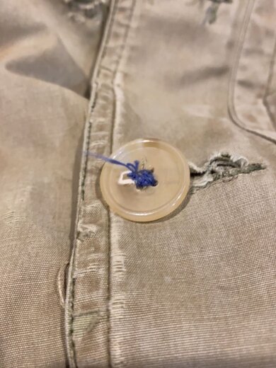 商品画像：Vintage/40s/M-41/オーバーコート/アルパカライナー/コの字ジップ/カーキ// 5