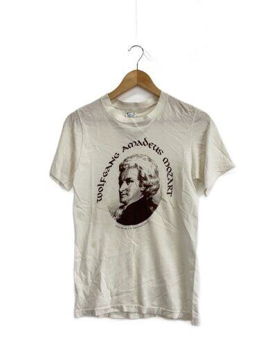 商品画像：Vintage/70s/モーツァルト/偉人Tシャツ/SIZE:S/コットン/WHT 1
