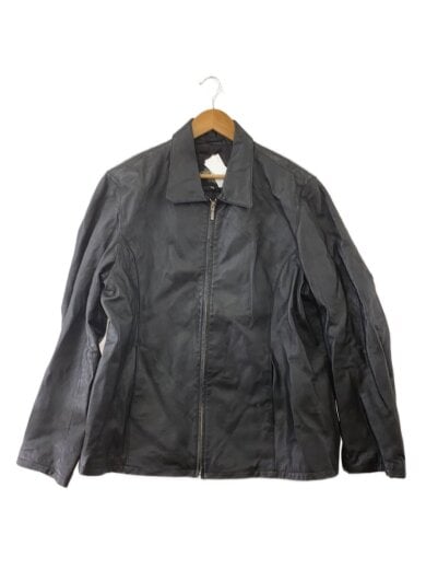 商品画像：OSCAR PIEL/スイングトップレザージャケット・ブルゾン/SIZE:4XL/レザー/BLK// 1