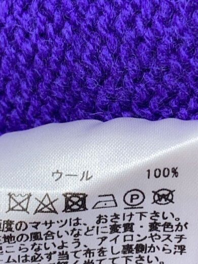 商品画像：ニット・セーター(厚手)/M/ウール/PUP/無地/SMM-377// 4